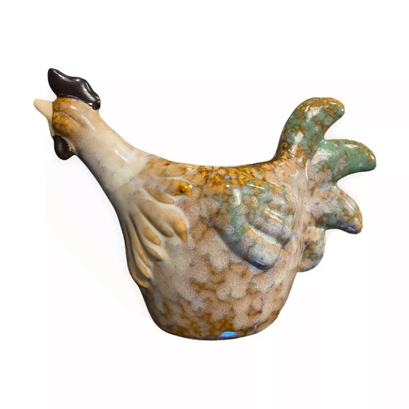 Yankee Candle Rooster Chicken Country Farm Kitchen 7” Votive Candle Holder